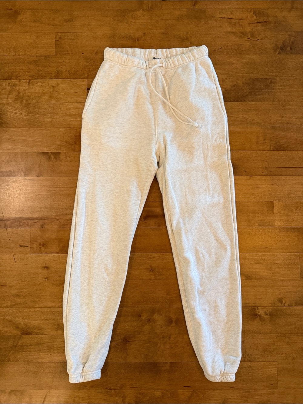 Elwood Everyday Heather Gray Women's Jogger Pants with Drawstring Waist